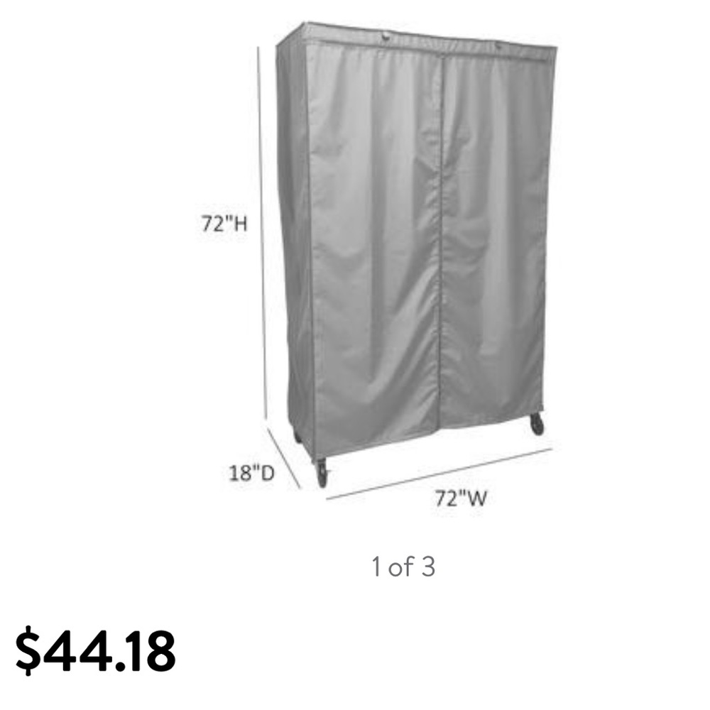 Covered storage shelving unit cover